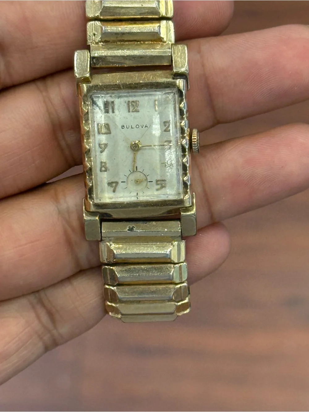 Bulova Vintage Mens His Excellency 10K Gold Filled rare winding watch